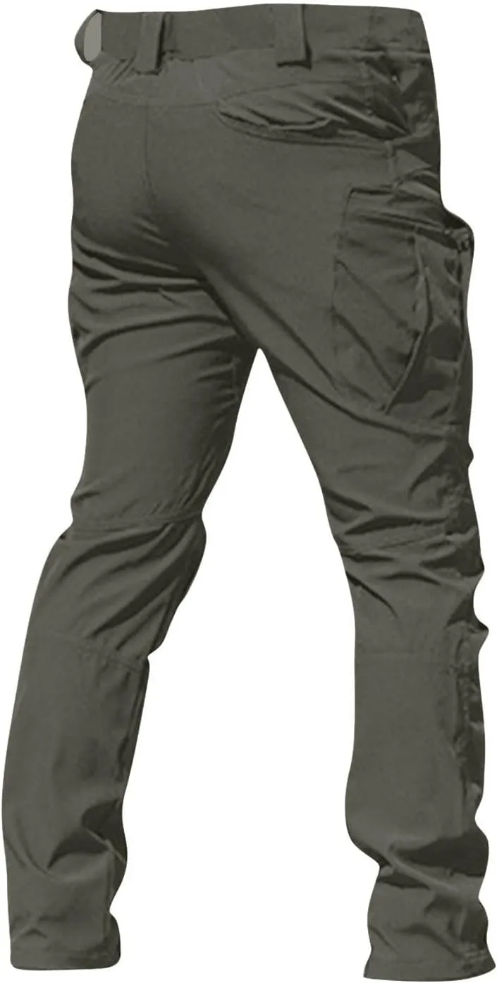GOFULY Cargo Pants for Men Big and Tall Ripstop Stretch Slim Fit Pants Casual Trousers Fashion Pants with Multi Pockets