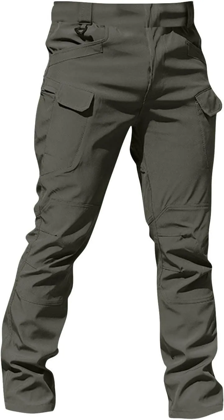 GOFULY Cargo Pants for Men Big and Tall Ripstop Stretch Slim Fit Pants Casual Trousers Fashion Pants with Multi Pockets