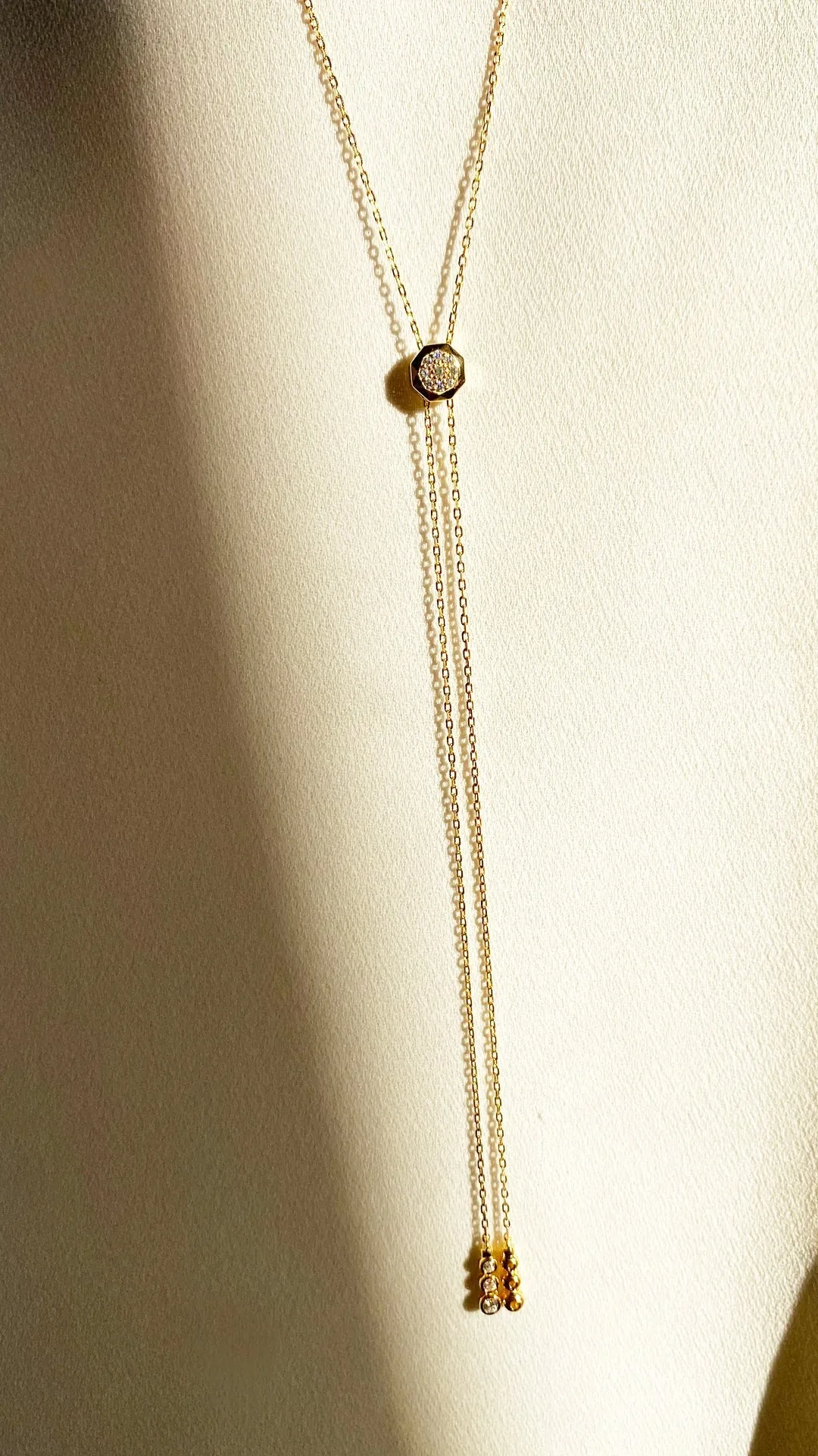 Tulisa Marquise Necklace 18K Gold Vermeil